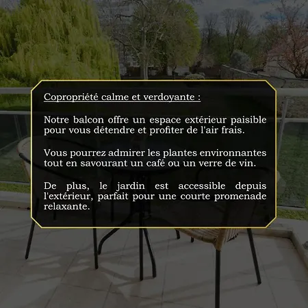 The - Quiet And Fully Equipped High-end With Parking Apartment Courcouronnes